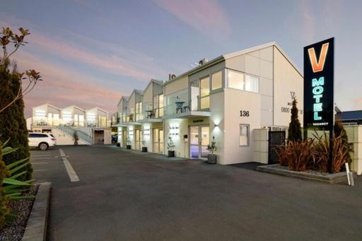 V Motel Christchurch Buitenkant foto